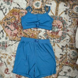 blue 2 piece set